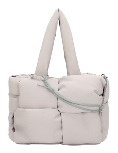 Fritzi aus Preussen Schultertasche Brigitte X Fritzi Weave Limited Puffed Sky Shopper Stone hellgrau von Fritzi aus Preussen