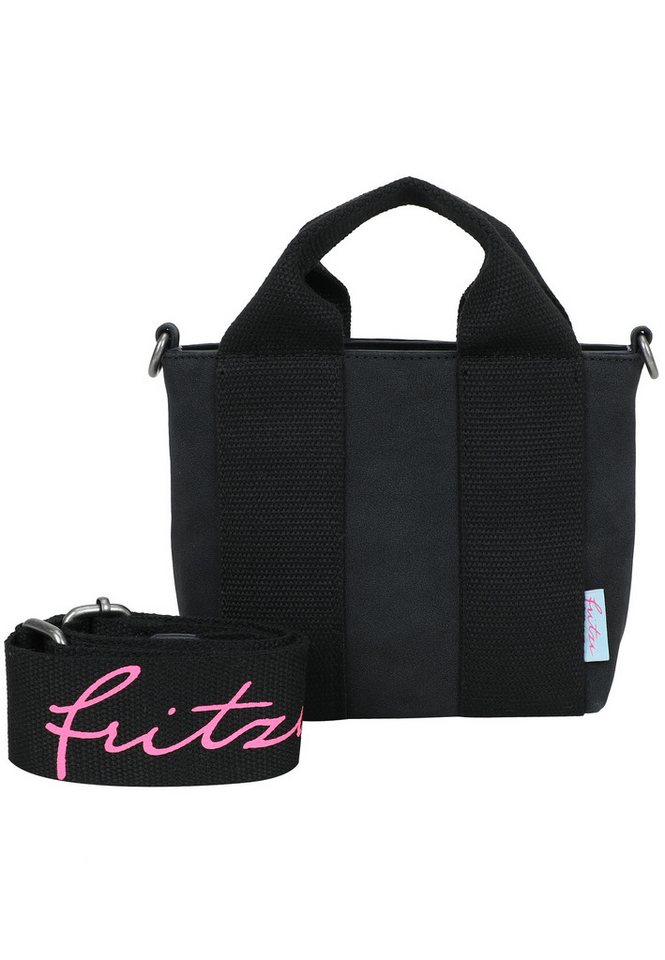 Fritzi aus Preußen Schultertasche Fritzi Bini Jive Blackini, mit breiten Webbing-Schulterriemen von Fritzi aus Preußen