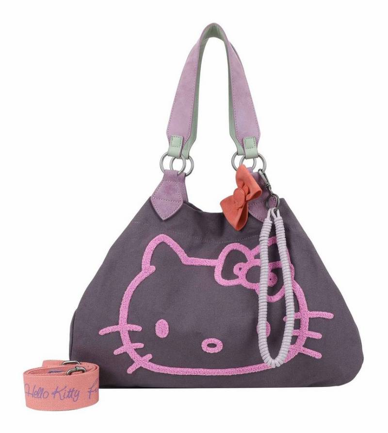 Fritzi aus Preußen Schultertasche Hello Kitty Head Flocked Canvas von Fritzi aus Preußen