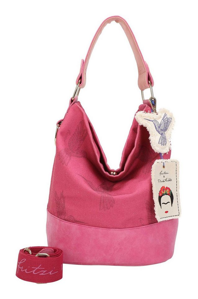 Fritzi aus Preußen Schultertasche Izzy07 Limited Kolibri Canvas Hobo Bag von Fritzi aus Preußen