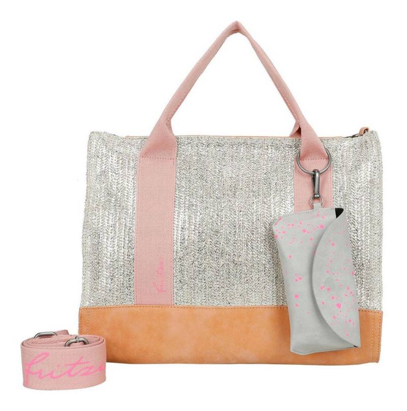 Fritzi aus Preußen Schultertasche Painted Straw Shopper (Set, 2-tlg) von Fritzi aus Preußen