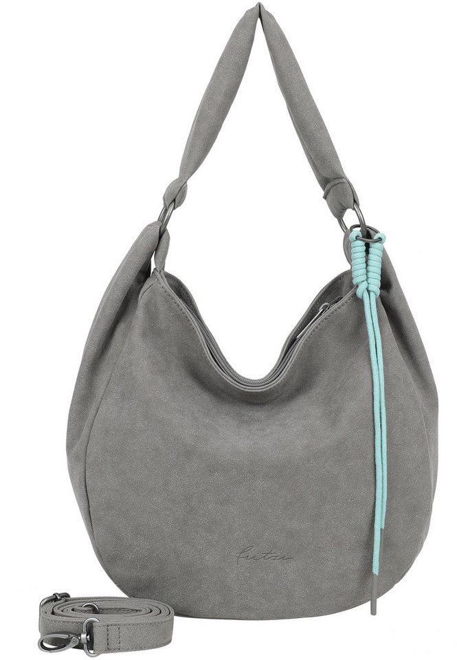 Fritzi aus Preußen Schultertasche Sue01 Suede Jacky Soft Dark Olive, mit verstellbarem Schultergurt von Fritzi aus Preußen