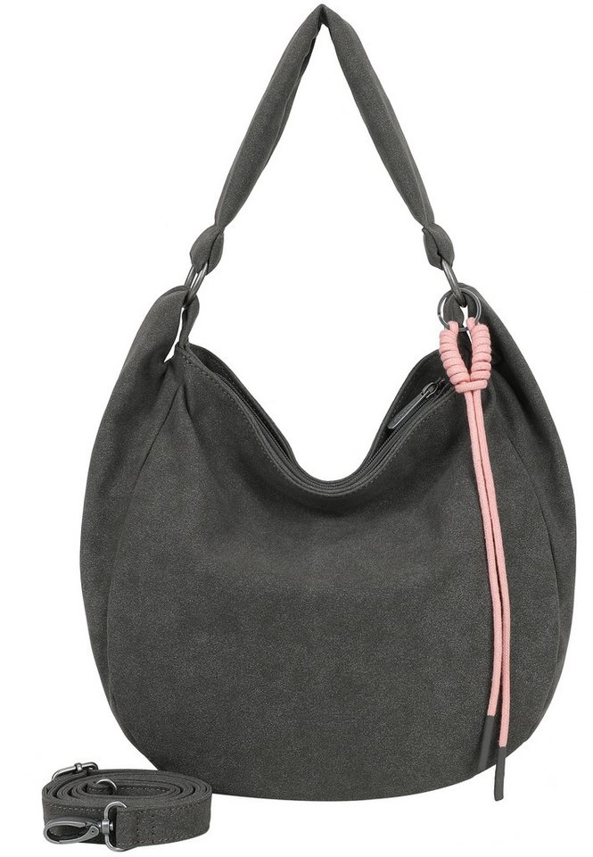 Fritzi aus Preußen Schultertasche Sue01 Suede Jacky Soft Dark Olive, mit verstellbarem Schultergurt von Fritzi aus Preußen
