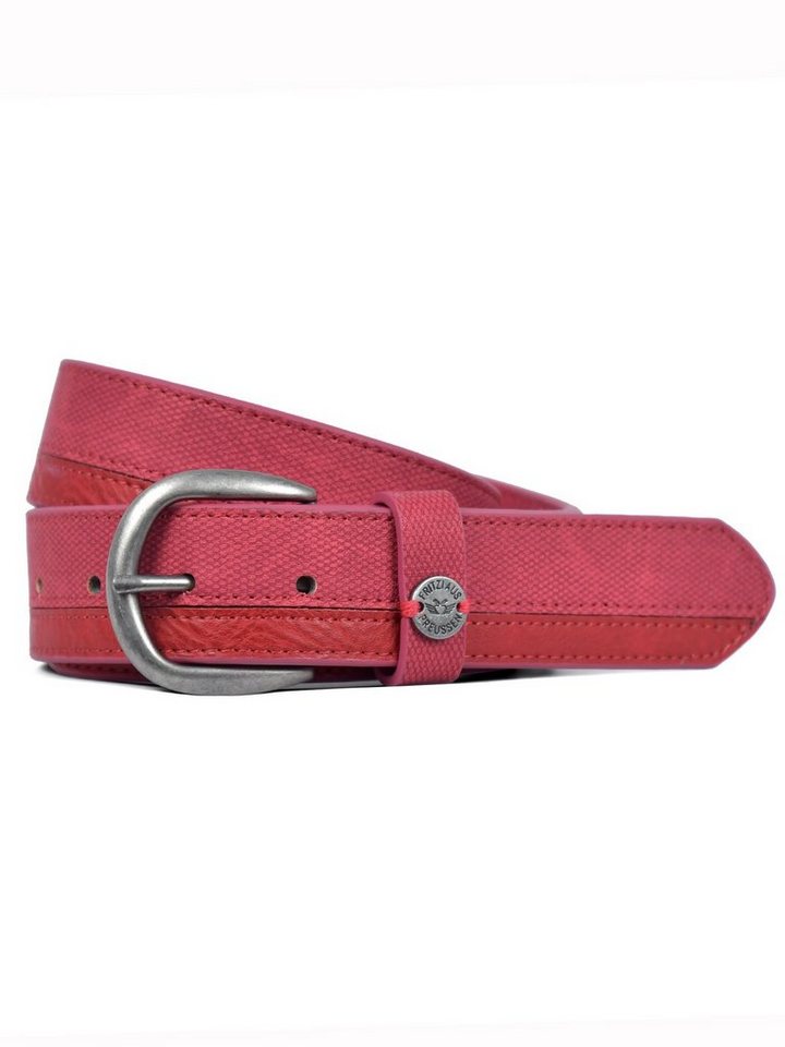 Fritzi aus Preußen Synthetikgürtel Fritzi-Damen-Gürtel Belt HAILEY 3,4 cm Dorn 0367 Wild Berry BW 105 von Fritzi aus Preußen