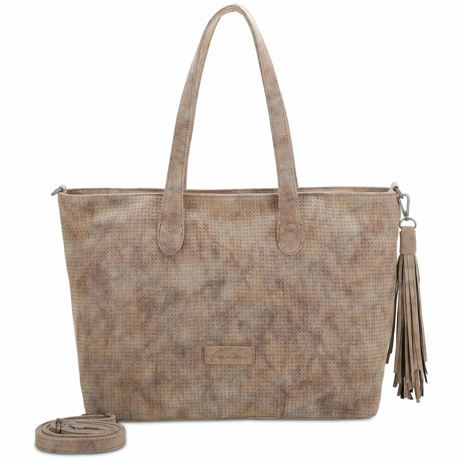 Shopper Jordy Vintage Old Wood Mittelbraun von Fritzi aus Preußen