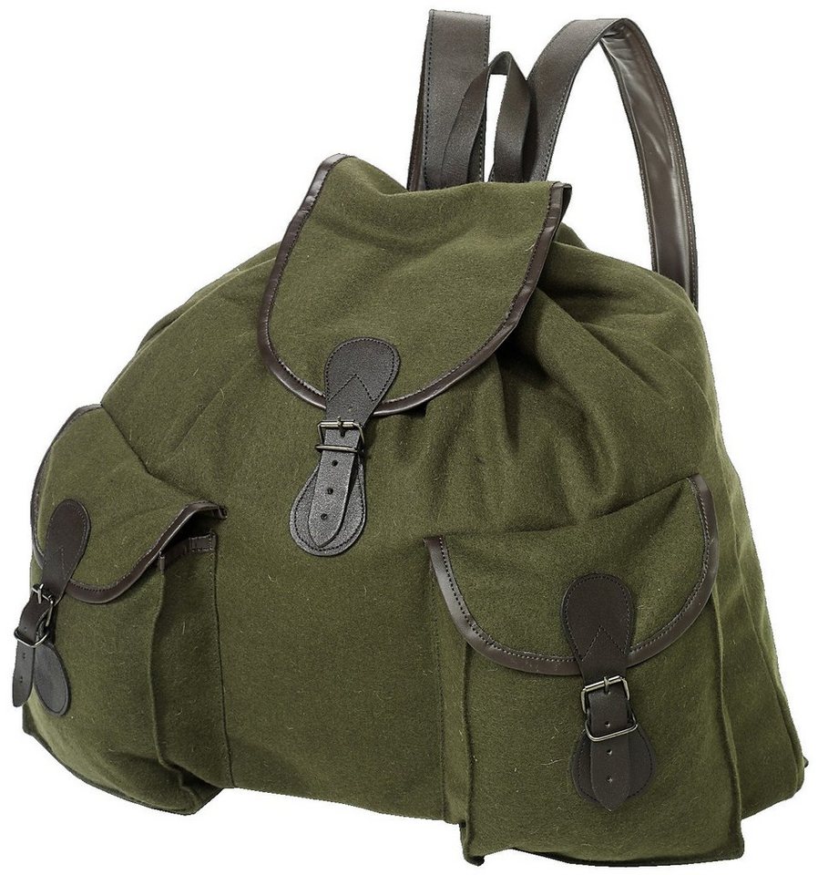 Fritzmann Trekkingrucksack Robuster Jagdrucksack 55x60cm aus lodenähnlichem Stoff Wanderrucksack von Fritzmann