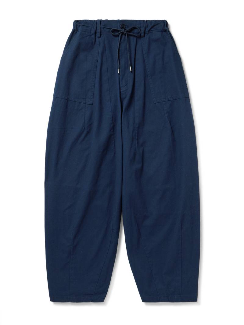 FrizmWORKS - Balloon Barrel-Leg Cotton-Twill Drawstring Trousers - Men - Blue - XXL von FrizmWORKS