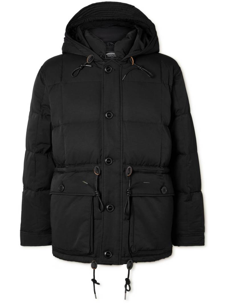 FrizmWORKS - Karakoram Quilted Cotton-Blend Hooded Down Jacket - Men - Black - S von FrizmWORKS