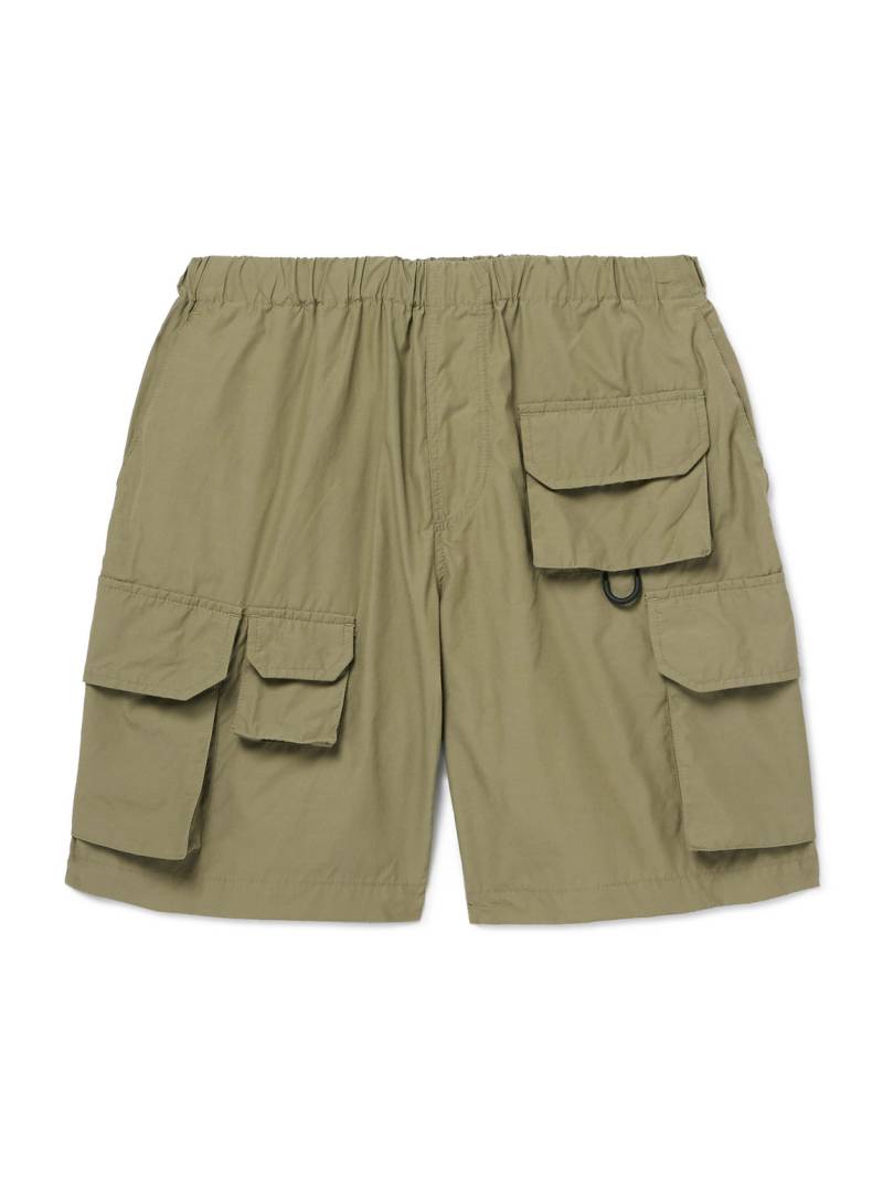 FrizmWORKS - Nyco Straight-Leg Nylon and Cotton-Blend Cargo Shorts - Men - Green - M von FrizmWORKS