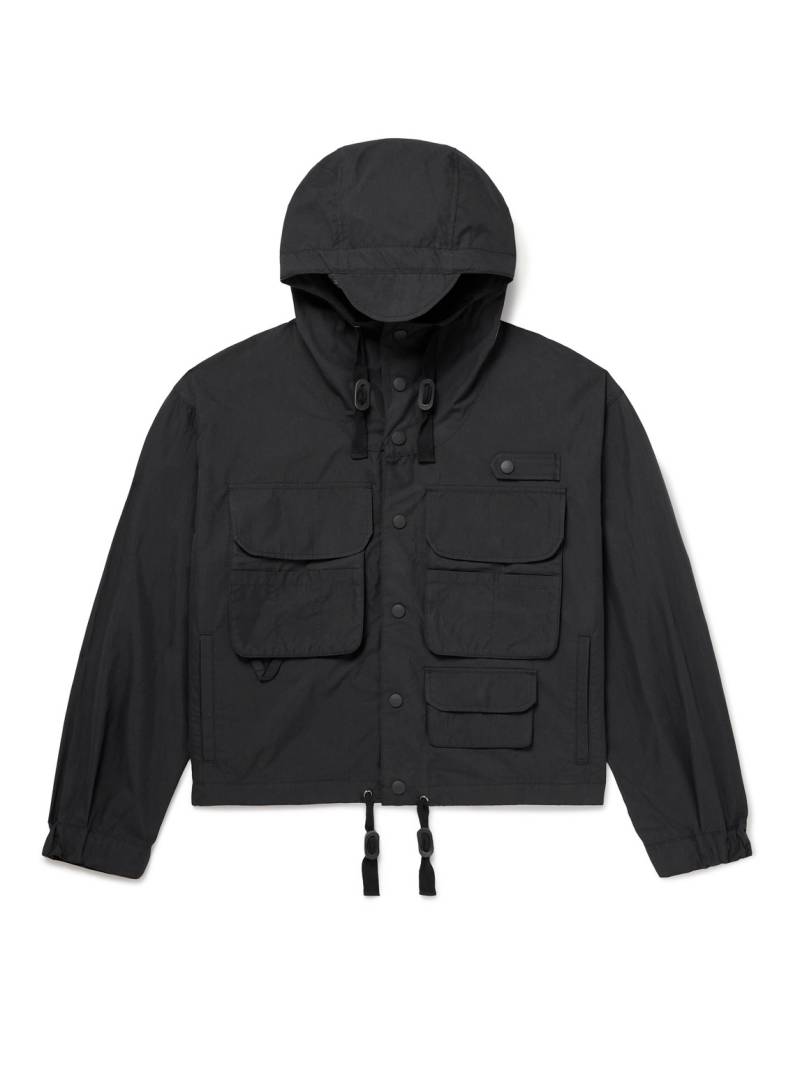 FrizmWORKS - Wading Cotton and Nylon-Blend Ripstop Hooded Parka - Men - Black - XL von FrizmWORKS