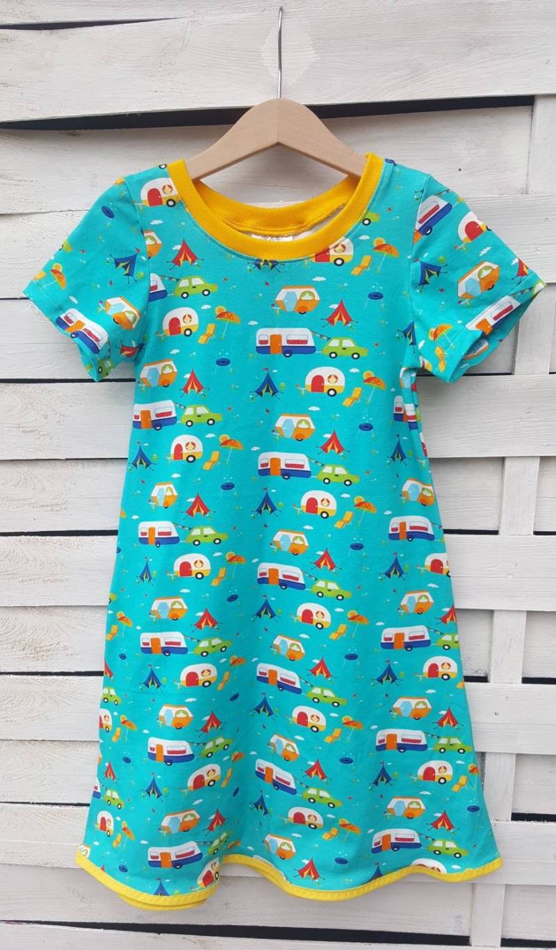 Kurzarmkleid "Camping" Gr. 92-152 Kurzarmkleid "Camping" Gr. 92-152 von FrlKunterbunt