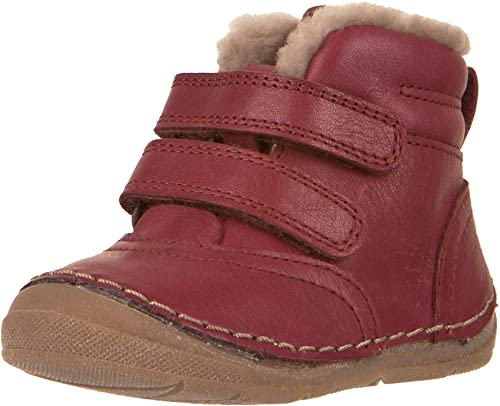 Froddo Baby Lauflernschuhe Krabbelschuhe Paix Winter Boots Glattleder Babyschuhe Mädchen Uni Paix Kinder mädchen Boots Klettschuhe lammfell von Froddo