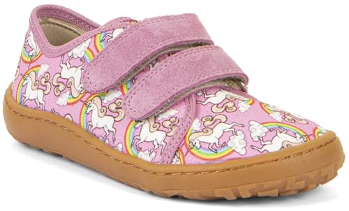 Froddo Barefoot Canvas White/Pink Größe EU 23 von Froddo