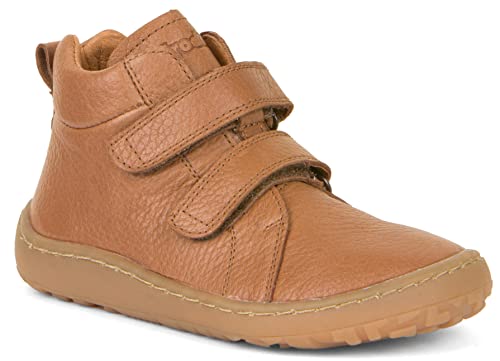 Froddo Barefoot High Tops Sneaker mit Klett in Cognac Lederfutter Barfußschuhe G3110225-2 (eu_Footwear_Size_System, Toddler, Numeric, medium, Numeric_20) von Froddo