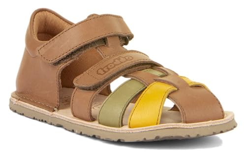Froddo Barfußsandalen aus Leder mit Fersenschutz & Zehenschutz Flexy G3150283 (Braun+, EU Schuhgrößensystem, Kleinkind, Numerisch, Breit, 26) von Froddo