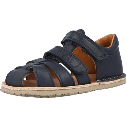 Froddo Barfußsandalen aus Leder mit Fersenschutz & Zehenschutz Flexy G3150283 (Dark Blue, EU Schuhgrößensystem, Kleinkind, Numerisch, M, 24) von Froddo