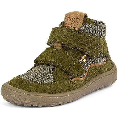 Froddo FroddoTex Barefoot Autumn G3110230 Kinder wasserdichte Barfußschuhe, Dunkelgrün (Dark Green), Gr. 33 von Froddo