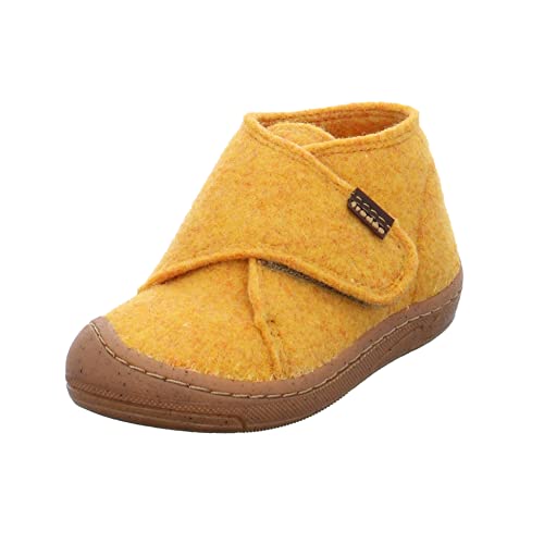 Froddo Jungen Hausschuhe Minni Wooly Barefoot Hausschuh Textil Kinderschuhe Uni barfuß Barefoot Unisex Hausschuh Pantoffel hüttenschuh von Froddo