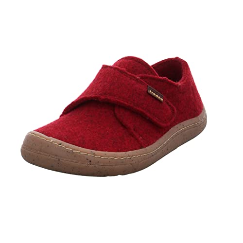 Froddo Jungen Hausschuhe Wooly Barefoot Hausschuh Textil Kinderschuhe Uni Hausschuh barfuß Barefoot hüttenschuh Pantoffel von Froddo