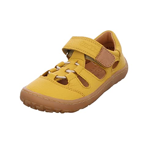 Froddo Jungen Sandalen Schuhe Barefoot Sandale Glattleder Kinderschuhe uni halbschuh klettschuh von Froddo