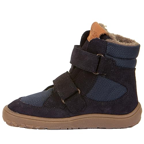 Froddo Kinder G3160205 Winterstiefel aus Leder mit Wollfutter und Klettverschluss von Froddo