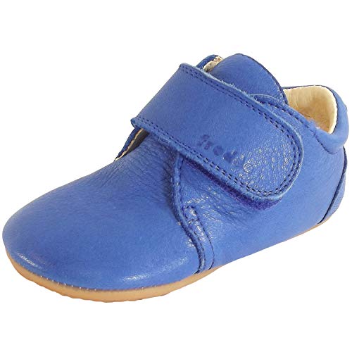 Froddo Kinder Halbschuh G1130005 Unisex Leder Klettverschluss Krabbelschuh Lauflernschuh Blau (Blue Electric) Größe 18 EU von Froddo