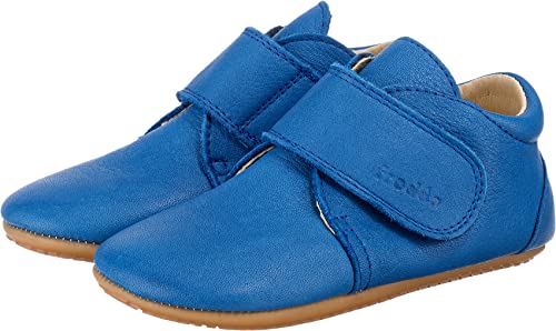Froddo Kinder Halbschuh G1130005 Unisex Leder Klettverschluss Krabbelschuh Lauflernschuh Blau (Blue Electric) Größe 18 EU von Froddo