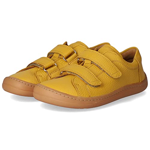 Froddo Kinder Klettschuhe D-Velcro Gelb Leder von Froddo