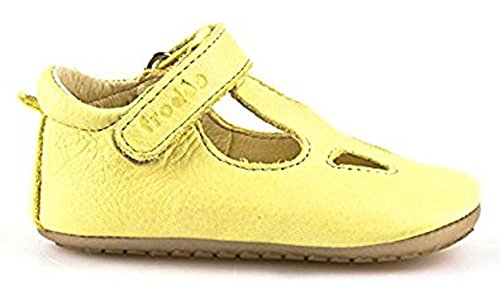 Froddo Leder Babyschuhe Hausschuhe Gummisohle Katzenaugen gelb (20) von Froddo