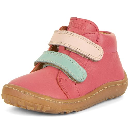 Froddo Lauflernschuhe/First Step Barfußschuhe Glattleder in Coral/Bunt G2130323-2 (G2130323-2 Coral, EU Schuhgrößensystem, Kleinkind, Numerisch, M, 25) von Froddo