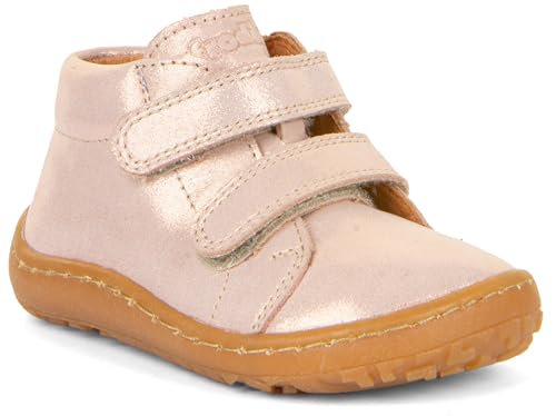 Froddo Lauflernschuhe/First Step Barfußschuhe Glattleder in Nude Glitzer G2130323-7 (G2130323-7 Nude Glitzer, EU Schuhgrößensystem, Kleinkind, Numerisch, M, 25) von Froddo