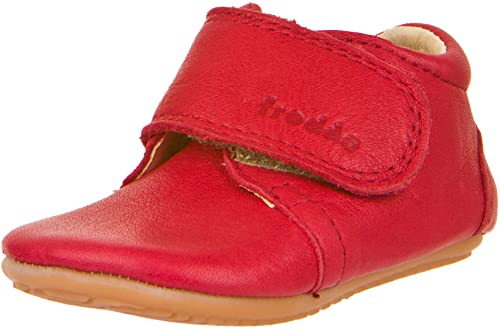 Froddo Leder Babyschuhe Hausschuhe Gummisohle, Red, 20 EU von Froddo