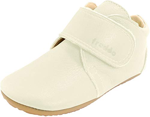 Froddo Leder Babyschuhe Hausschuhe Gummisohle (24, weiss) von Froddo