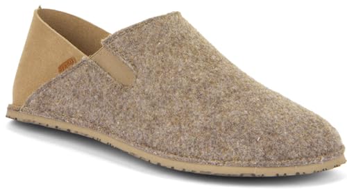 Froddo Schlupfschuhe/Barfußschuhe 50% recycelte Wolle mit Flex Sohle Wooly in Beige (Beige, EU Schuhgrößensystem, Erwachsene, Numerisch, M, 37) von Froddo