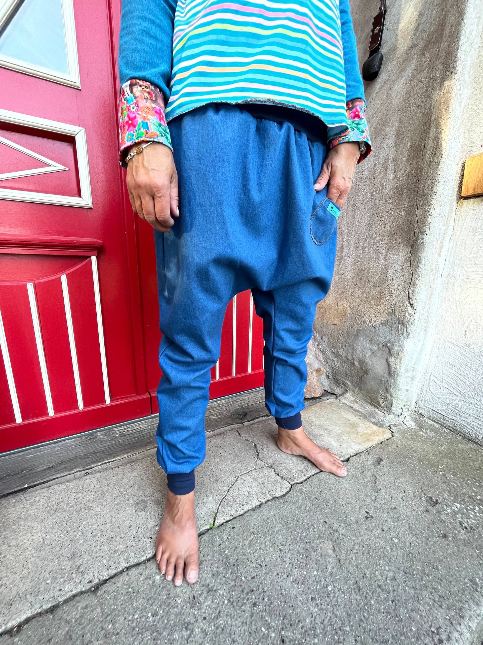 Froeken Frida Jeans Pumphose Blau von FroekenFrida