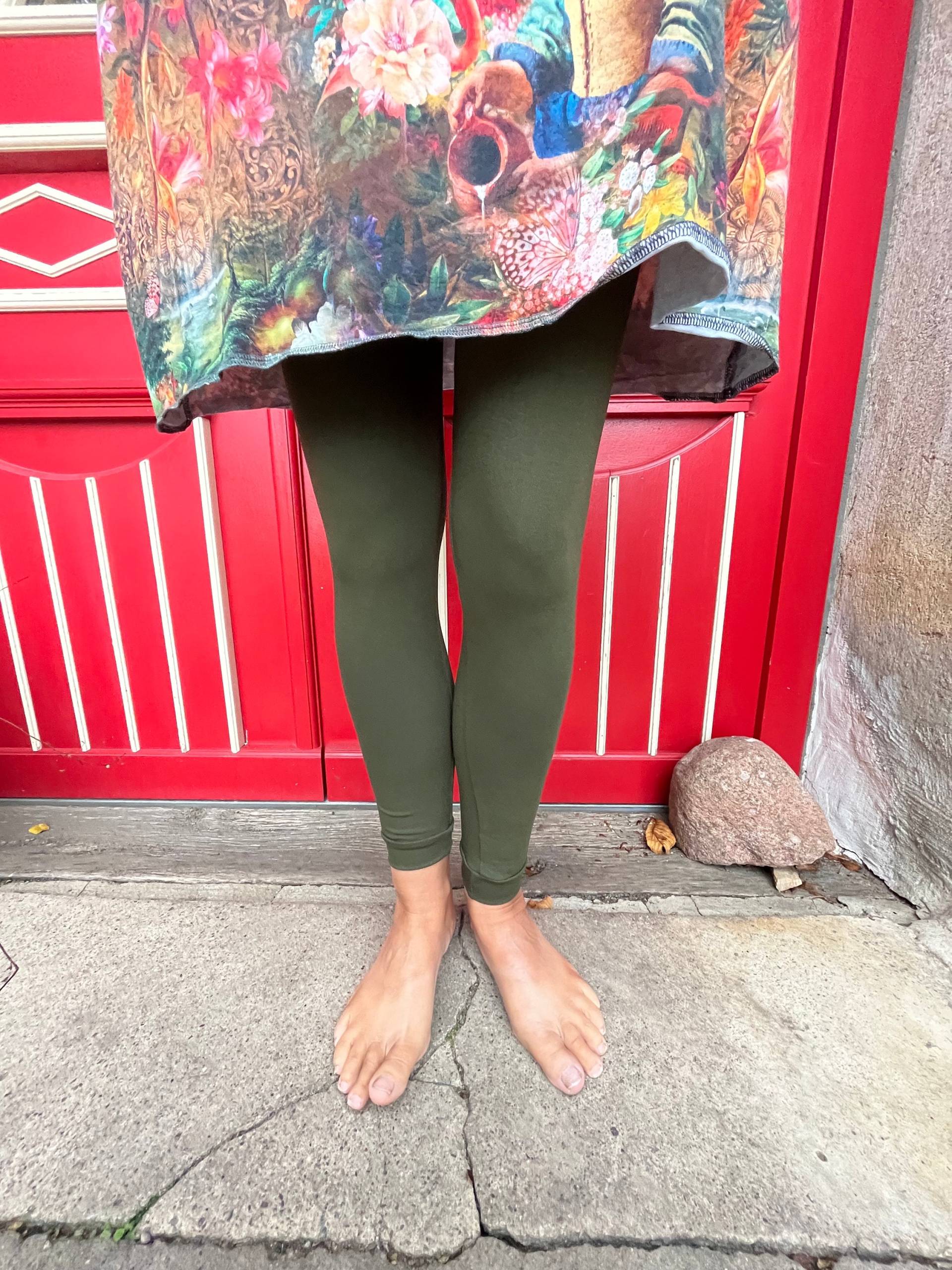 Froeken Frida Viskose Leggings, Grün von FroekenFrida