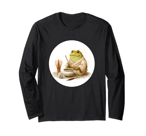 Froschkostüm Happy Tea Zeremonie für Erwachsene und Kinder Langarmshirt Froschkostüm Happy Tea Zeremonie für Erwachsene und Kinder Langarmshirt von Frog Tea Outfit