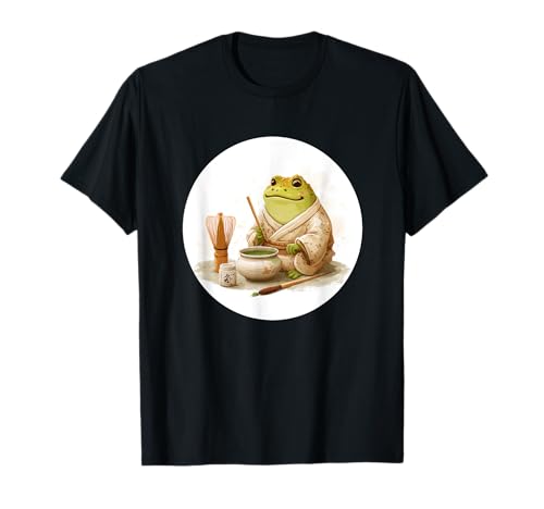 Froschkostüm Happy Tea Zeremonie für Erwachsene und Kinder T-Shirt von Frog Tea Outfit