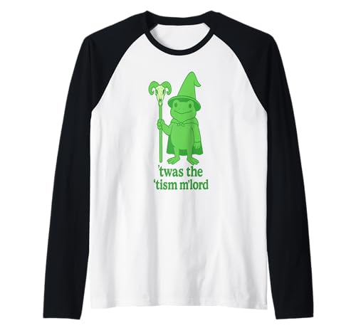 Frosch Zauberer Meme T'was the 'Tism M'Lord Autismus Awareness Men Raglan Frosch Zauberer Meme T'was the 'Tism M'Lord Autismus Awareness Men Raglan von Frog Wizard Meme T'was the 'Tism M'Lord Autism