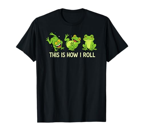 Lustiger Frosch "This Is How I Roll Animal Lover" Jungen Mädchen Kinder T-Shirt Lustiger Frosch "This Is How I Roll Animal Lover" Jungen Mädchen Kinder T-Shirt von FrogAxis1