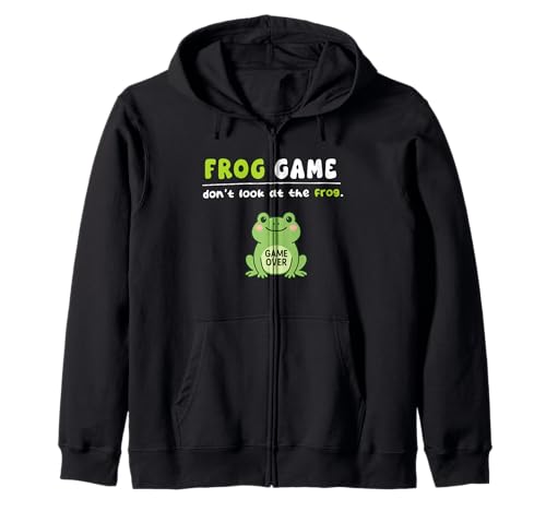Lustiges Frosch-Spiel Don't Look Game Over für Jungen Mädchen Kinder Kapuzenjacke von FrogAxis1