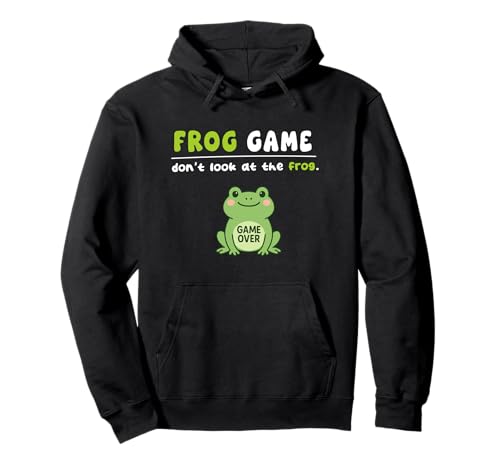 Lustiges Frosch-Spiel Don't Look Game Over für Jungen Mädchen Kinder Pullover Hoodie von FrogAxis1