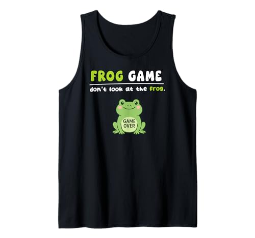 Lustiges Frosch-Spiel Don't Look Game Over für Jungen Mädchen Kinder Tank Top von FrogAxis1