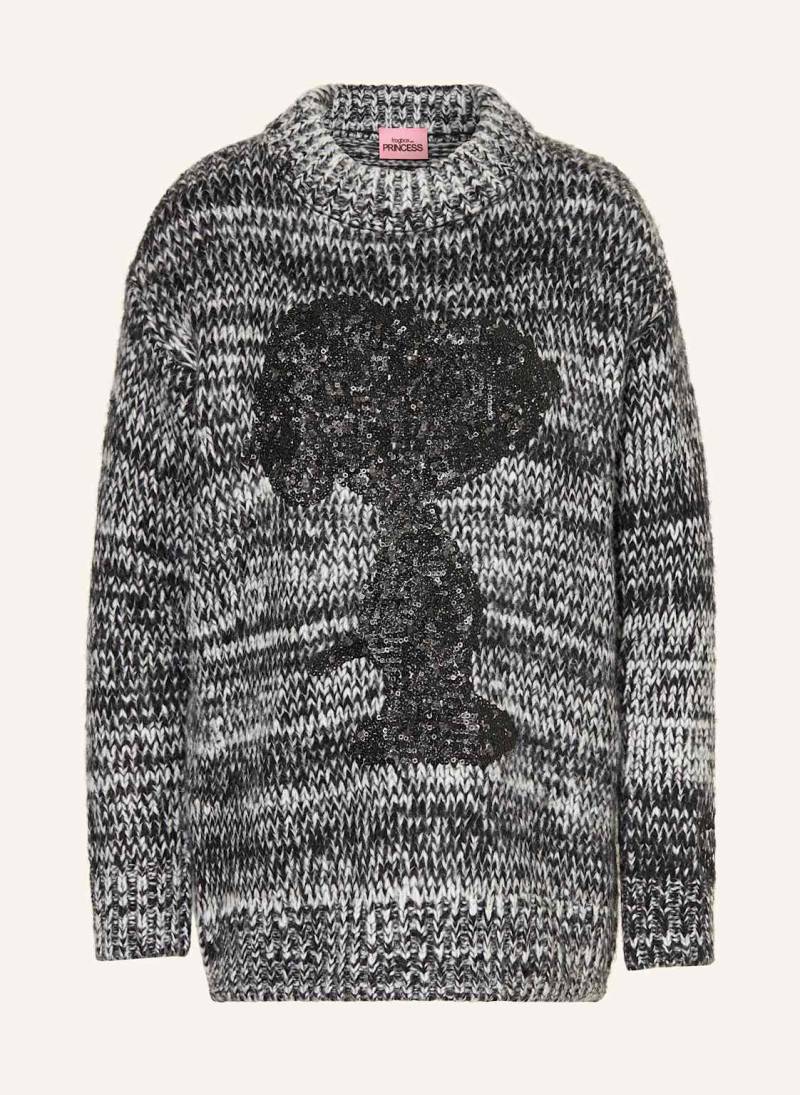 Frogbox Pullover Mit Pailletten schwarz von FrogBox