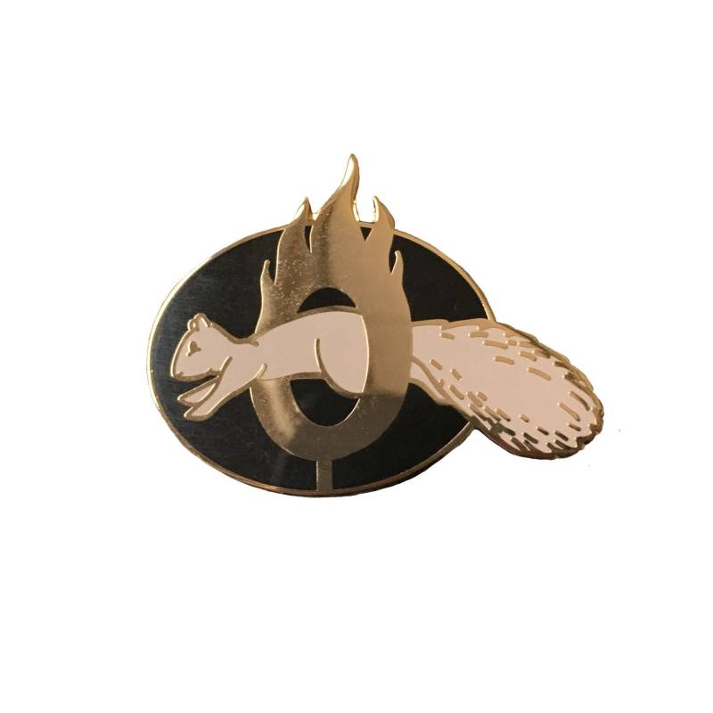 Tapfere Eichhörnchen Pin von FrogandToadPress
