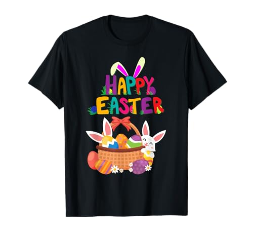 Happy Easter - Frohe Ostern für Damen und Herren - Oster T-Shirt von Frohe Ostern Geschenke für Damen und Herren