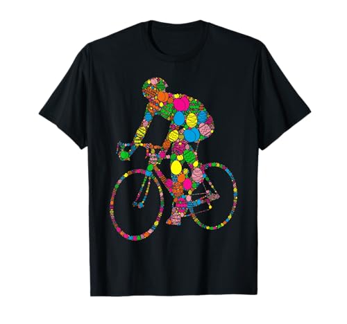Bunte Ei Fahrrad Frauen Männer Kinder - Ostern T-Shirt Bunte Ei Fahrrad Frauen Männer Kinder - Ostern T-Shirt von Frohe Ostern lustige Fahrradfahrer Geschenke