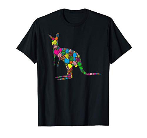 Bunte Ei Känguru Frauen Männer Kinder - Ostern T-Shirt von Frohe Ostern lustige Känguru Geschenke