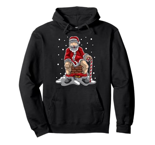 Weihnachtsmann kackt in Kamin - Weihnachtliche Vergeltung Mit Kapuze Pullover Hoodie,Langarm Weihnachtsmann kackt in Kamin - Weihnachtliche Vergeltung Mit Kapuze Pullover Hoodie,Langarm von Frohe Weihnachten Geschenkidee