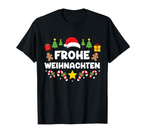 Frohe Weihnachten Shop - Unisex Erwachsene & Kinder - Weihnachten-T-Shirt - Schwarz - S - Kurzarm - Klassisch - T-Shirt - 1981507031 - Winter Frohe Weihnachten Shop - Unisex Erwachsene & Kinder - Weihnachten-T-Shirt - Schwarz - S - Kurzarm - Klassisch - T-Shirt - 1981507031 - Winter von Frohe Weihnachten Shop